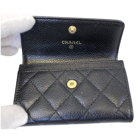 chanel leather card holder with phone|Chanel flap card holder price.